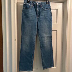 Madewell Sim Demi-Boot Jeans size 26